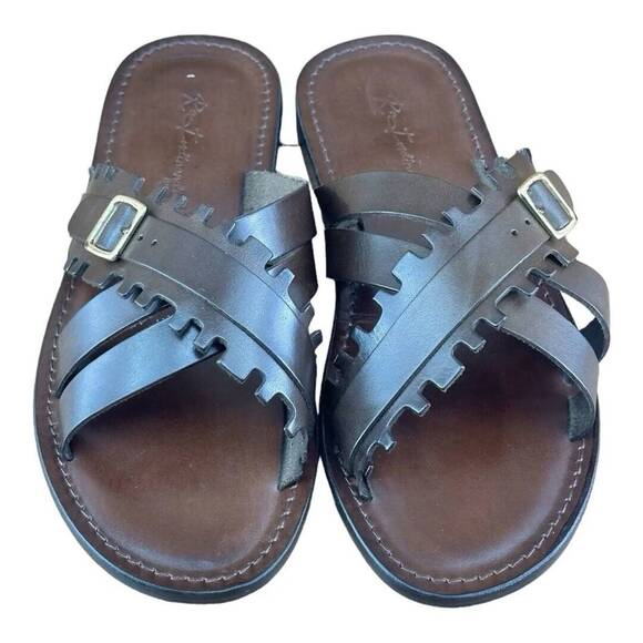 Re Ferdinando Luxury Men size 10.5-11 Slide  Sandals main image 6